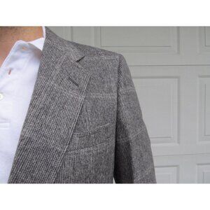 1970s Men's Gray Camel Hair blazer, sportcoat